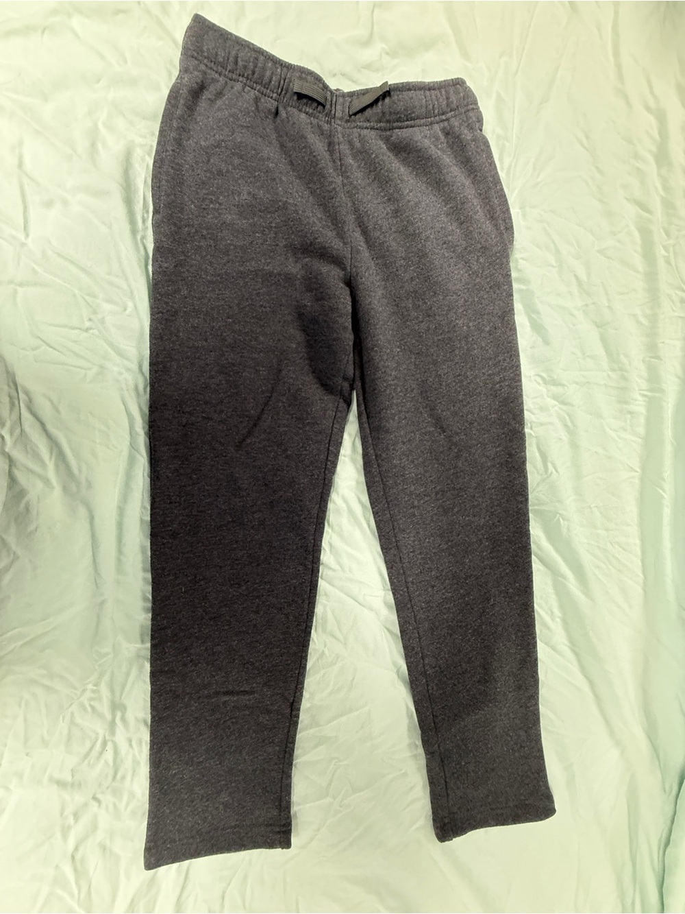 Tek Gear Ultrasoft Fleece Boys Youth Large Dark Grey Athletic Pants